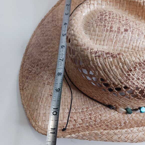 Charlie 1 Horse Women\'s Raffia Distressed Straw Cowgirl Hat main image 11